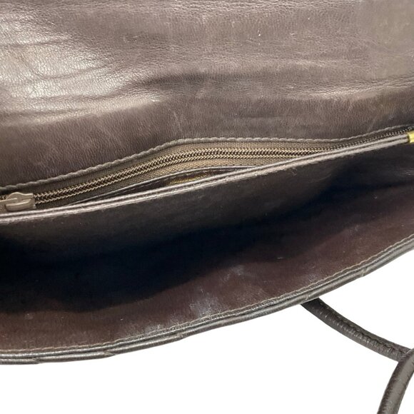 Siso Italy Brown Leather Handbag with Tassel Very soft leather - Picture 6 of 11